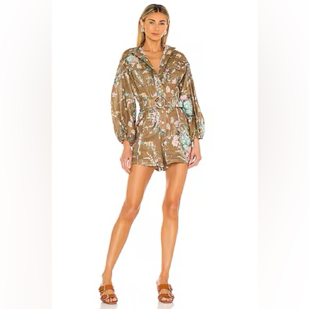 Cassia Panelled Playsuit in Brown Floral
ZIMMERMANN
Color: Brown Floral